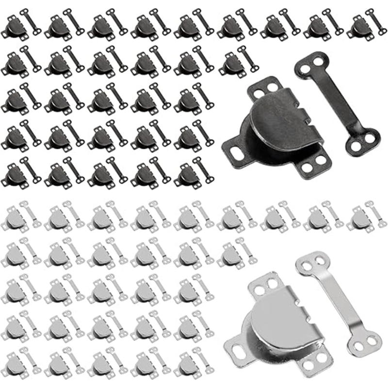 Hook Eye Fastener - 60 Pairs Stainless Steel Hook and