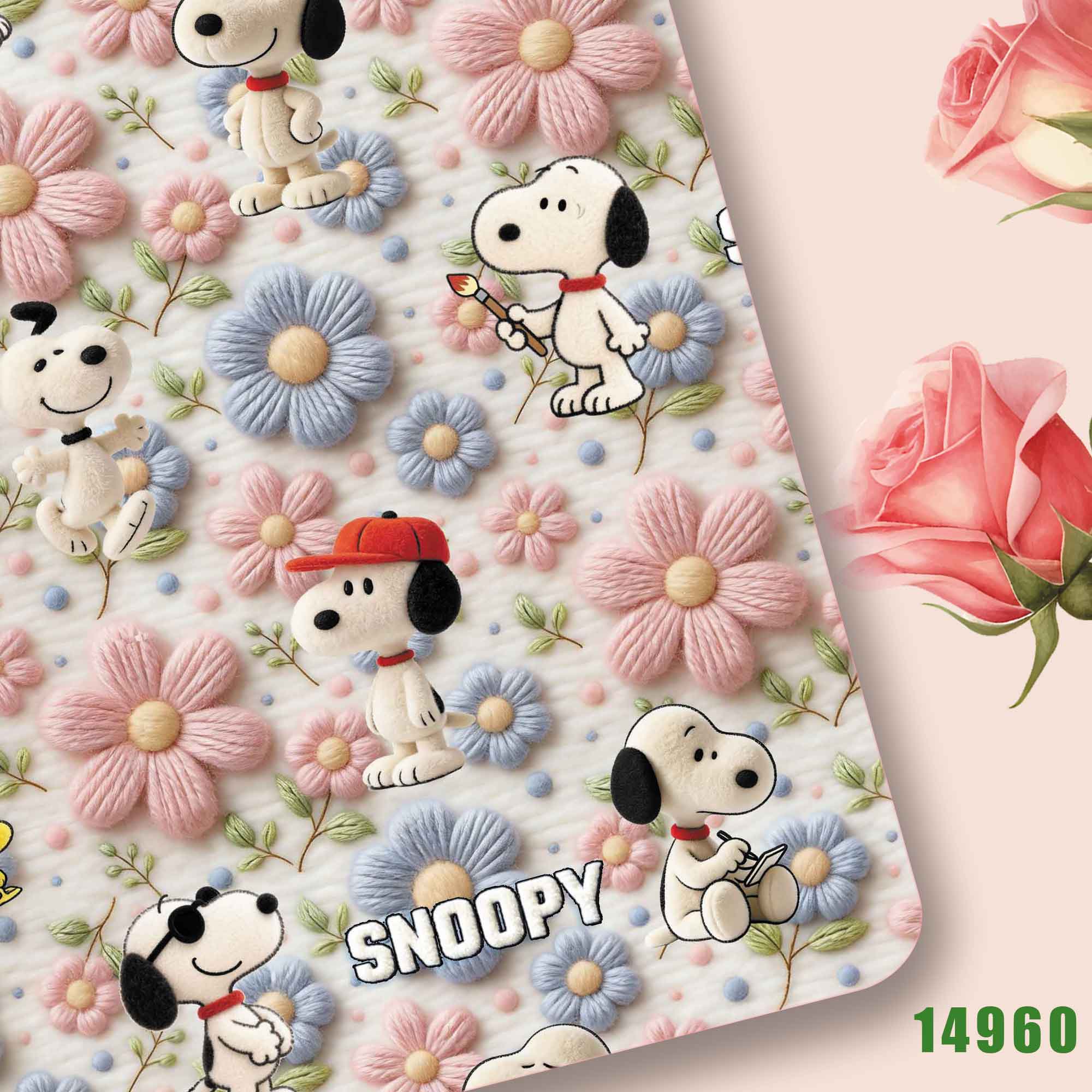 Textile For Sewing - TAKARA TOMY Snoopy fabric140CM Cartoon Polyester