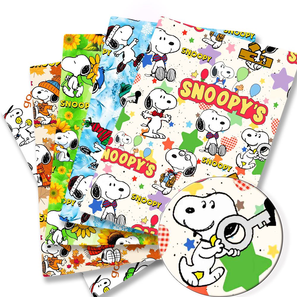 Textile For Sewing - TAKARA TOMY Snoopy fabric140x50CM Cartoon printed