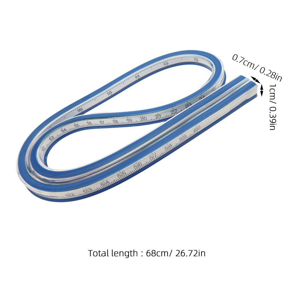2Pcs Snake Curve Ruler Flexibl - Sewing Garments recension och pris