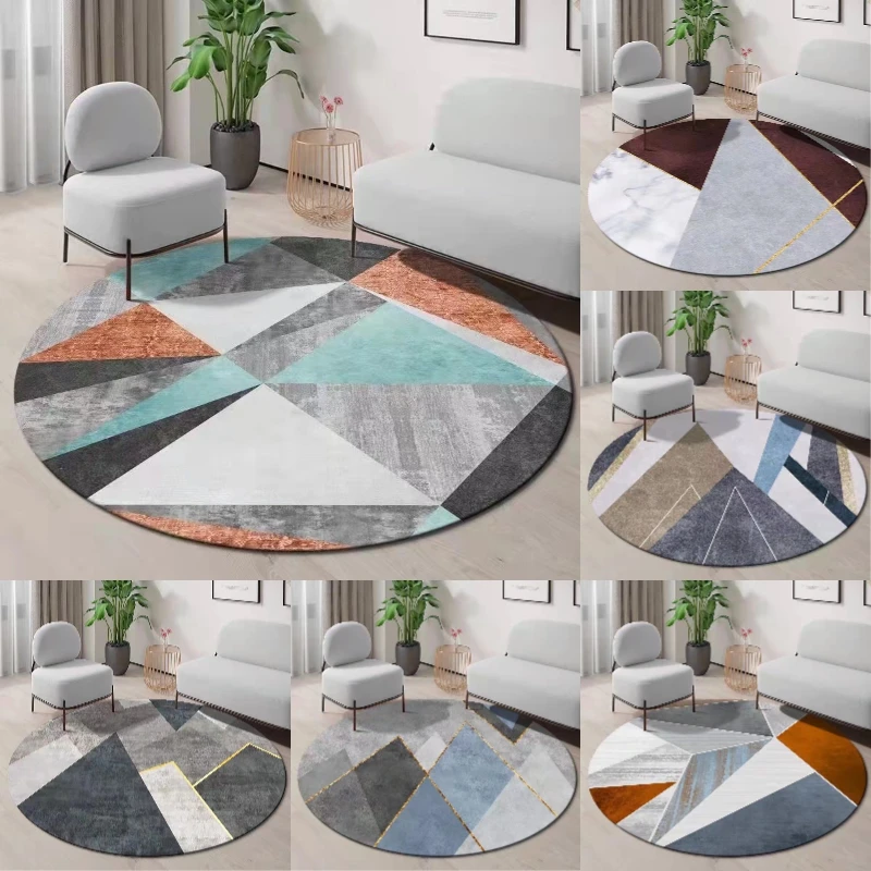 ~O~Geometric Round Rug with Mo - Century Textile & Sewing Supply Avenue C North Saskatoon Sk recension och pris