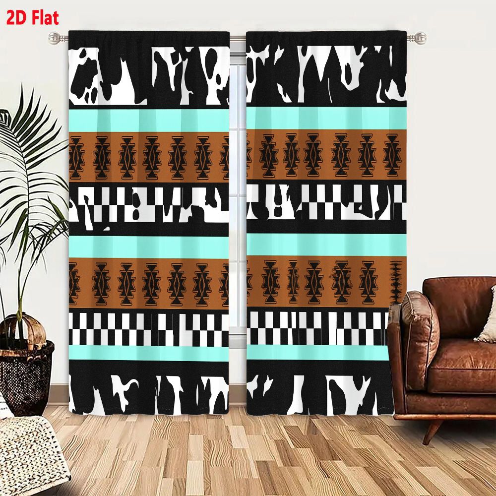 2Pcs Curtains 2D Flat Geometri - Century Textile & Sewing Supply Avenue C North Saskatoon Sk recension och pris
