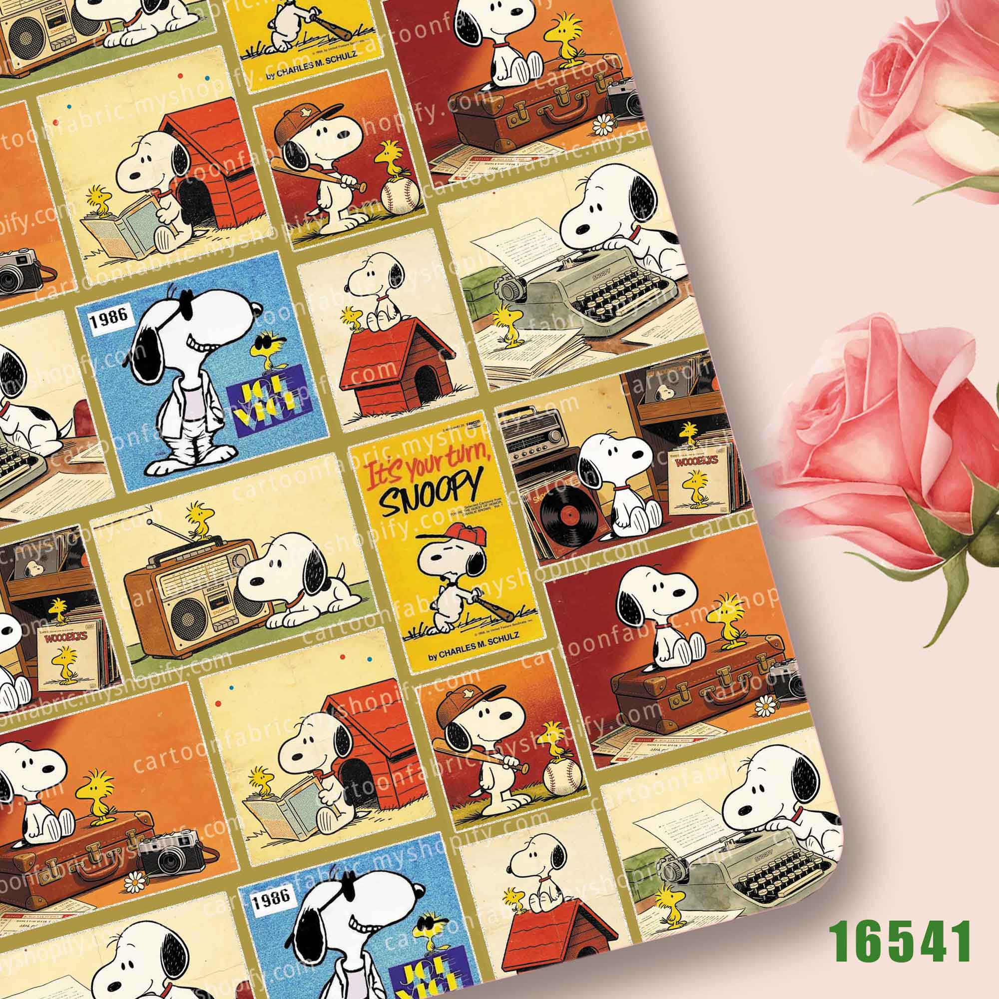 TAKARA TOMY Snoopy Fabric140x5 - Textile For Sewing recension och pris