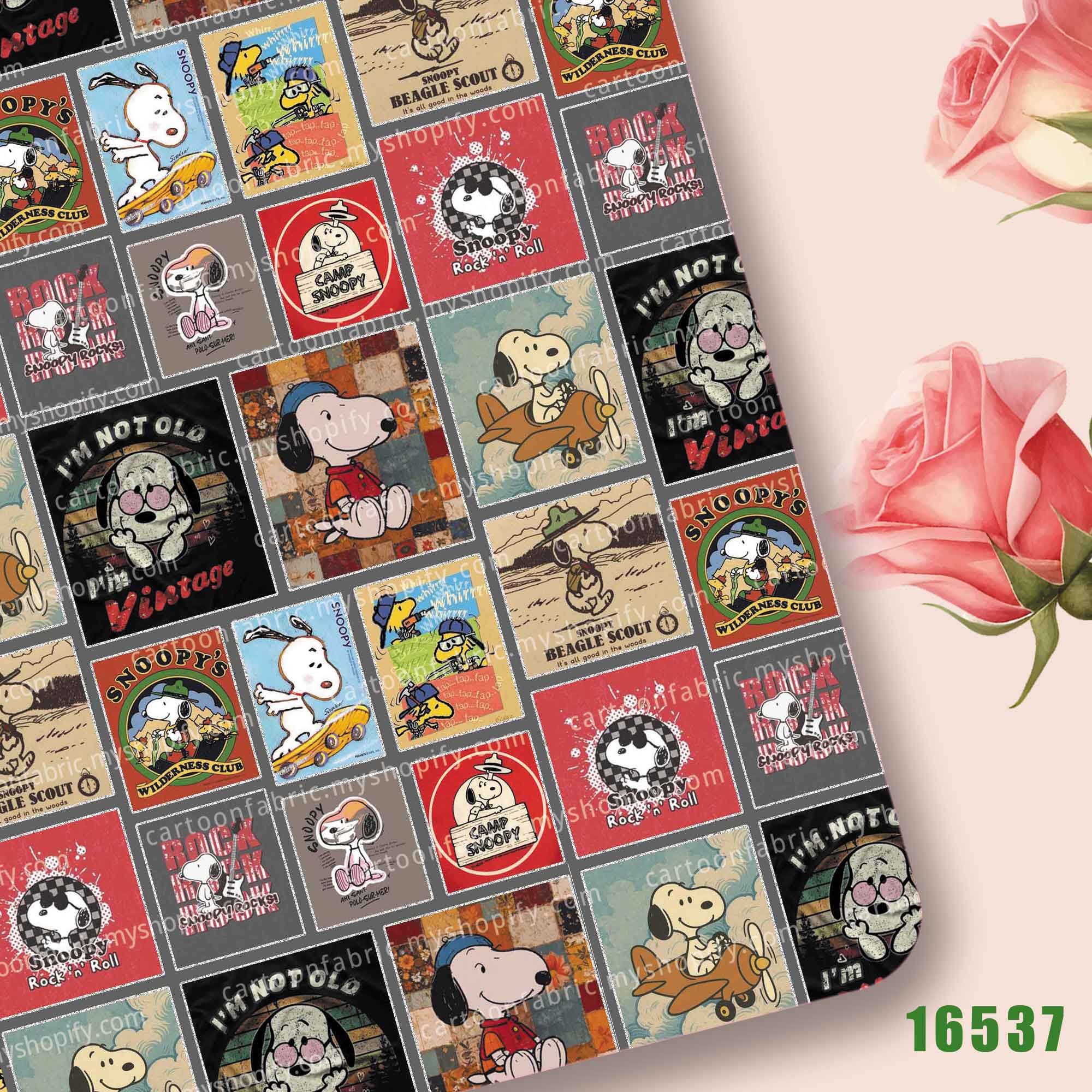 TAKARA TOMY Snoopy Fabric140x5 - Textile For Sewing recension och pris