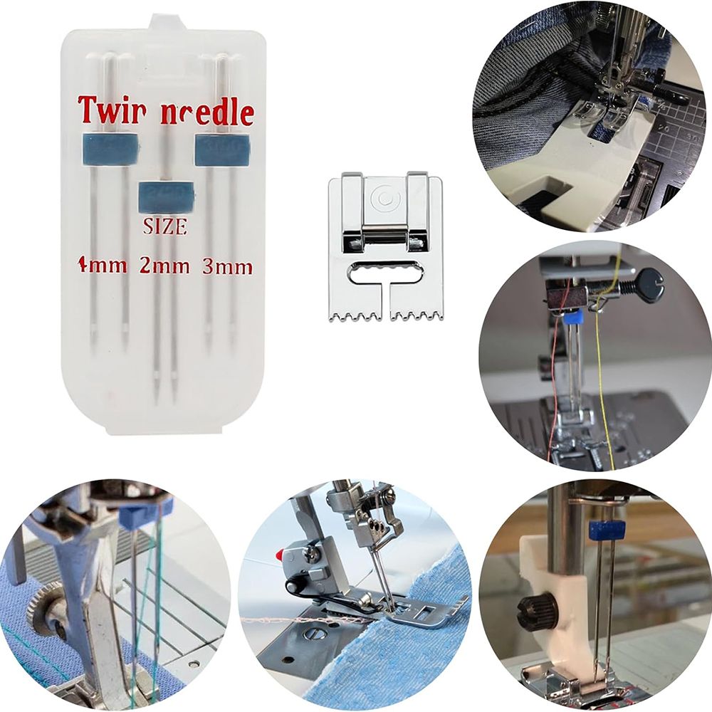 6PCS Twin Needle Double Needle - Twin Needle Stretch recension och pris