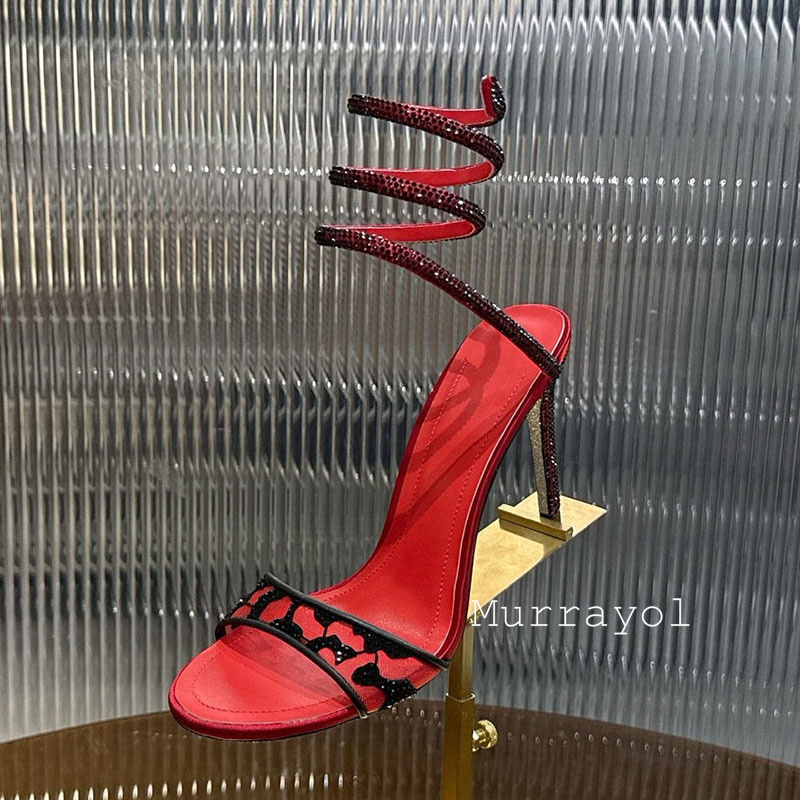 Sandals Thin High Heels Women  - Elastic Waistband Roll recension och pris