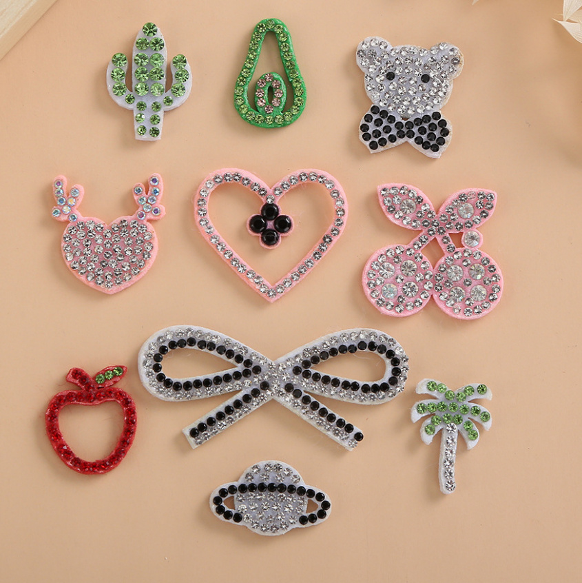 10 Pcs Tree Bow Bear Planet Gl - Sewing Id recension och pris